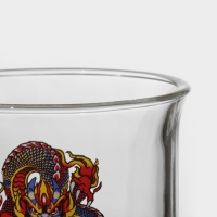 Кружка стеклянная «Огненный змей», 450 мл Кружка стеклянная «Огненный змей», 450 мл