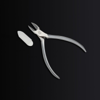 Кусачки педикюрные &laquo;Premium satin&raquo;, скрытая пружина, 10,9 см, длина лезвия - 16 мм, цвет серебристый