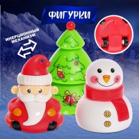 Железная дорога &laquo;Новогоднее приключение&raquo;, с фигурками, 125 деталей