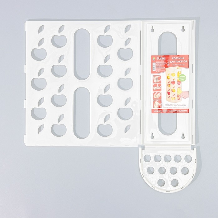 Корзина для пакетов, 16&times;13,5&times;37,5 см, цвет МИКС