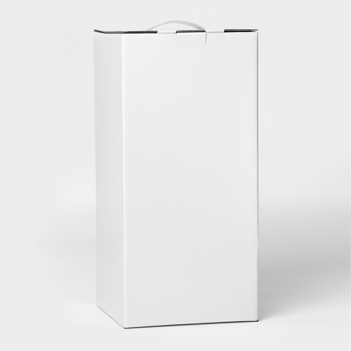 Набор кухонный на подставке &laquo;Изгиб&raquo;, 5 предметов: 4 ножа, 7,5 см, 10 см, 13 см, 15 см, овощечистка, цвет синий