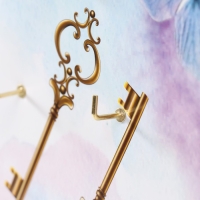 Ключница открытая "Цветочный бриз" 5 крючков, 23х32 см Ключница открытая "Цветочный бриз" 5 крючков, 23х32 см