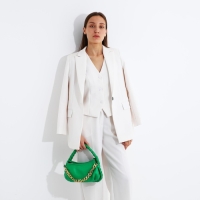 Сумка-багет на молнии, цвет зелёный Сумка-багет на молнии, цвет зелёный