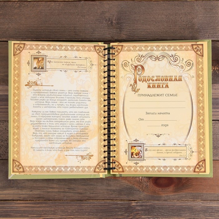 Родословная книга &laquo;Семейная летопись&raquo;, 30 листов, 24,5 х 29,2 см