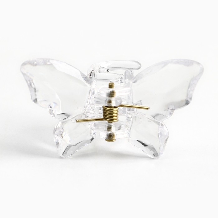 Краб для волос в форме бабочек &laquo;Ты совершенна&raquo;, 2 шт., 4 х 3 х 2.5 см