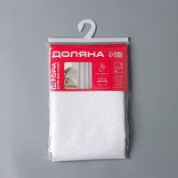 Штора для ванны Доляна &laquo;Орион&raquo;, 180&times;180 см, цвет белый