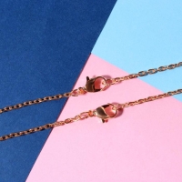 Кулоны &laquo;Неразлучники&raquo; best friends, сердце, цвет чернёное золото, 40 см