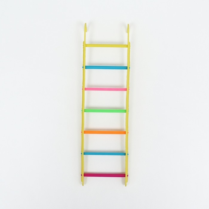 Набор игрушек для птиц (ванночка, кормушка, зеркальце, качели, лесенка), 35 х 28 см