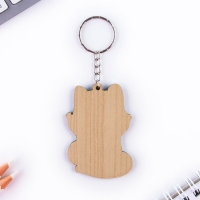 Брелок для ключей деревянный &laquo;Енот&raquo;, 4,4 х 6,4 см