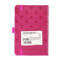 Ежедневник недатированный, формат А6, 100 листов, в клетку, обложка кожзам, на резинке, розовый Ежедневник недатированный, формат А6, 100 листов, в клетку, обложка кожзам, на резинке, розовый