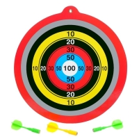 Дартс &laquo;Сто очков&raquo;, с магнитными дротиками, МИКС