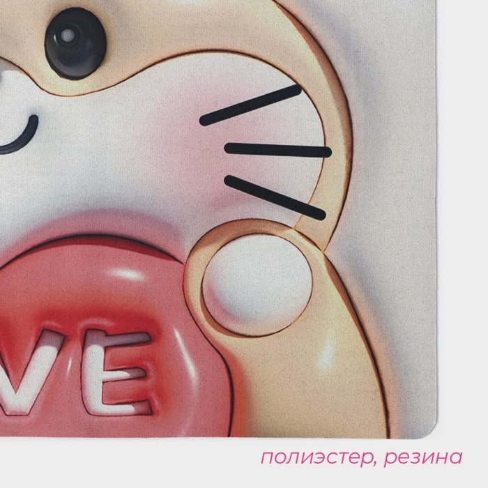 Коврик для дома Доляна Love, влаговпитывающий, 40&times;60 см