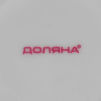 Набор керамической посуды Доляна &laquo;Мрамор&raquo;, 24 предмета: тарелки d=19/21/24 см, чайная пара 200 мл, цвет серый