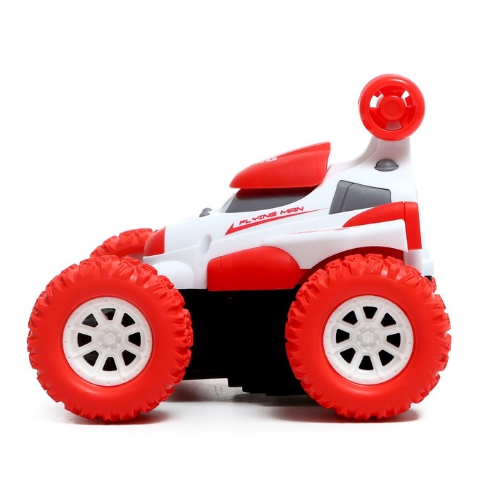 Машинка «Перевёртыш», радиоуправляемая, работает от аккумулятора, цвет красный Машинка «Перевёртыш», радиоуправляемая, работает от аккумулятора, цвет красный