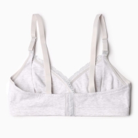 Бюстгальтер женский для кормления, цвет серый меланж, размер 85B