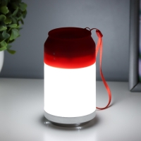 Ночник "Фоси" LED 5 режимов от батареек 3хААА бело-красный 6,5х6,5х11,5 см Ночник "Фоси" LED 5 режимов от батареек 3хААА бело-красный 6,5х6,5х11,5 см