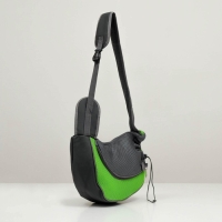 Сумка-переноска "Слинг" для животных, 37 х 20 см , зеленая Сумка-переноска "Слинг" для животных, 37 х 20 см , зеленая