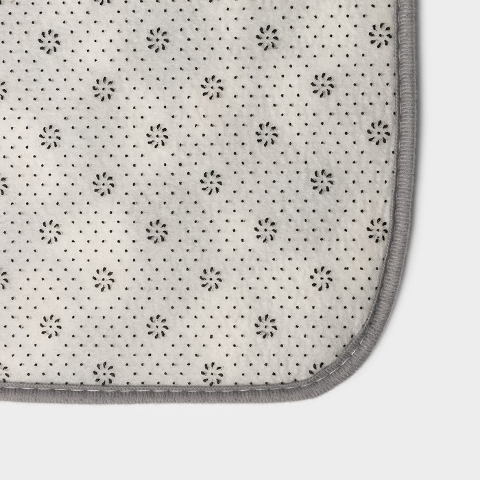 Коврик для ванной и туалета Доляна &laquo;Галька&raquo;, 50&times;80 см