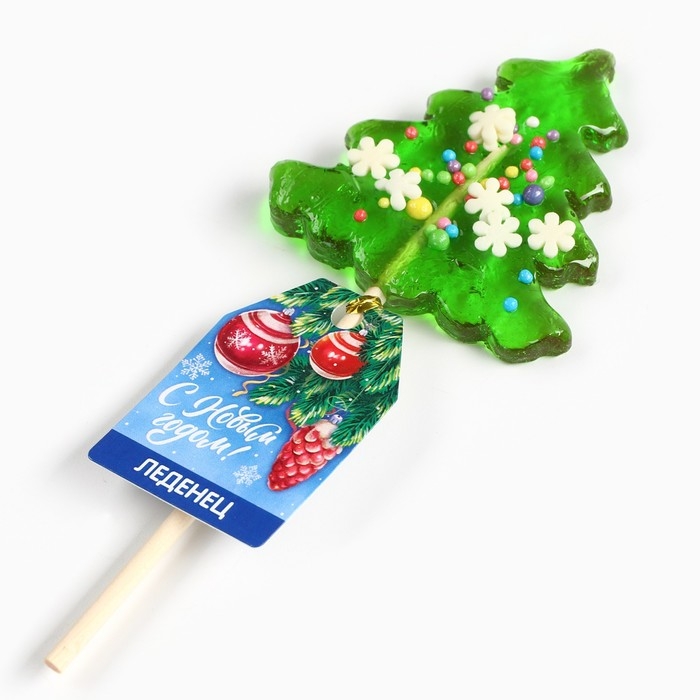 Новый год! Леденец на палочке, с посыпкой «Совестские игрушки», 25 г Новый год! Леденец на палочке, с посыпкой «Совестские игрушки», 25 г