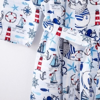 Халат мужской удлиннный Этель "Капитан" размер 58-60, вафля 200г/м2, 100% хлопок Халат мужской удлиннный Этель "Капитан" размер 58-60, вафля 200г/м2, 100% хлопок