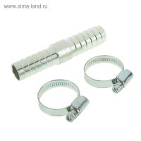 Комплект для ремонта шланга MGF, диаметр 18-20 мм, елочка, переходник тип "С", 2 хомута