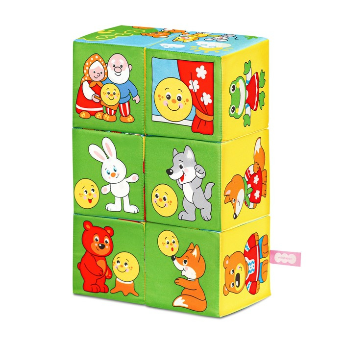 Набор мягких кубиков &laquo;Сказки в картинках&raquo;