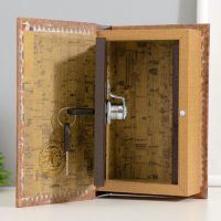 Шкатулка книга - сейф &laquo;Письмо во Францию&raquo;, искусственная кожа, 17&times;11&times;5 см