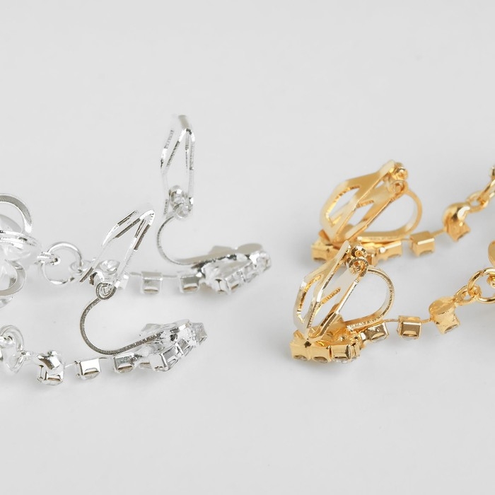 Клипсы &laquo;Грация&raquo; сердце объёмное, цвет МИКС