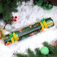 Новогодний подарочный набор косметики. Бомбочки для ванны &laquo;Конфета&raquo;, красный, 3 шт по 100 г. Новый год