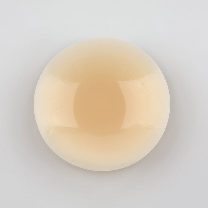 Стикини многоразовые, d = 8,5 см, цвет бежевый