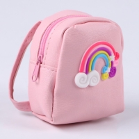 Сумка для куклы &laquo;Радуга&raquo;, цвет розовый