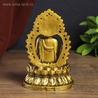 Нэцке полистоун под бронзу "Медитация будды" 14,5х9,5х8,3 см Нэцке полистоун под бронзу "Медитация будды" 14,5х9,5х8,3 см