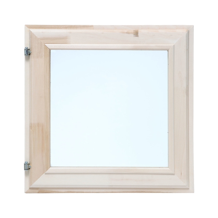 Окно, 50&times;50см, двойное стекло ЛИПА, наружное открывание