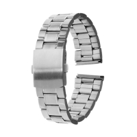 Ремешок для часов "Соломон", 22 мм, металл, серебристый Ремешок для часов "Соломон", 22 мм, металл, серебристый