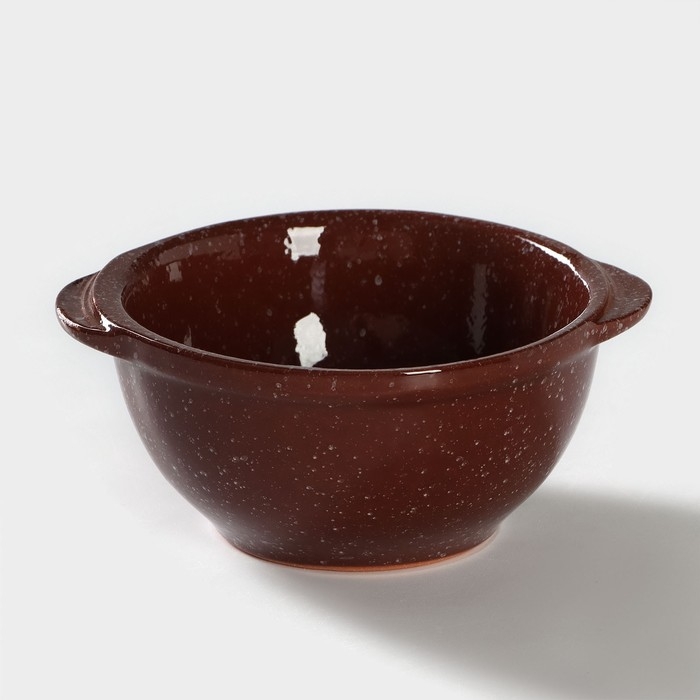 Бульонница &laquo;Мрамор коричневый&raquo;, 500 мл, d=14 см