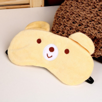 Подголовник &laquo;Мишка&raquo; с маской для сна