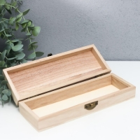 Шкатулка дерево под роспись "Эйфелева башня" 3,5х19,2х7,2 см Шкатулка дерево под роспись "Эйфелева башня" 3,5х19,2х7,2 см