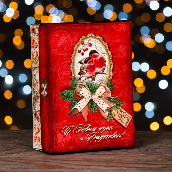Подарочная коробка Подарочная коробка "Новогодние истории", 16,5 х 12,5 х 5,2 см
