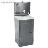 Умывальник TUNDRA, с ЭВН, пластиковая мойка, 1250 Вт, 17 л, цвет серебро Умывальник TUNDRA, с ЭВН, пластиковая мойка, 1250 Вт, 17 л, цвет серебро