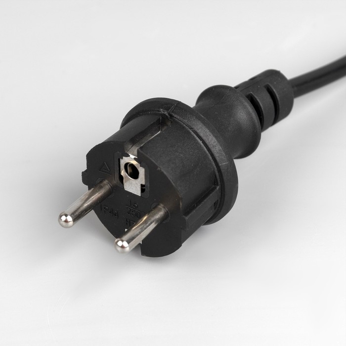 Гирлянда &laquo;Белт-лайт&raquo; 5 м с насадками &laquo;Лампочки&raquo;, IP44, УМС, тёмная нить, 10 LED, свечение тёплое белое, 220 В