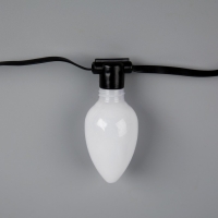 Умная гирлянда &laquo;Нить&raquo; 6 м с насадками &laquo;Шишки матовые&raquo;, IP20, тёмная нить, 20 LED, свечение RGB, USB