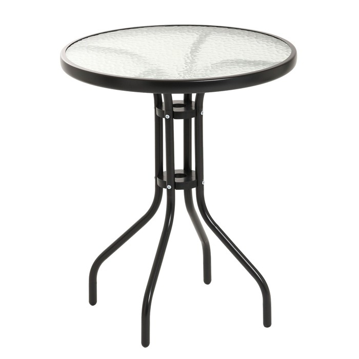 Набор садовой мебели: стол, 4 стула, коричневый Набор садовой мебели: стол, 4 стула, коричневый