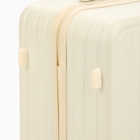 Чемодан 24", PС, 42*27*66, отд на молнии, код замок, 4 колеса, белый