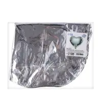 Воздушный шар фольгированный 18" &laquo;Сердце - серебро&raquo;