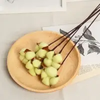 Декор сухоцвет &laquo;Хлопок&raquo;, h=30 см, d=5 см, жёлтый