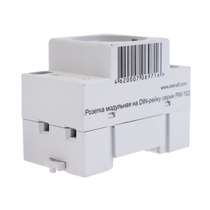 Розетка модульная SE DEKraft, 16 А, 250 В, на DIN-рейку, с з/к, IP20, белая, РМ-102 Розетка модульная SE DEKraft, 16 А, 250 В, на DIN-рейку, с з/к, IP20, белая, РМ-102