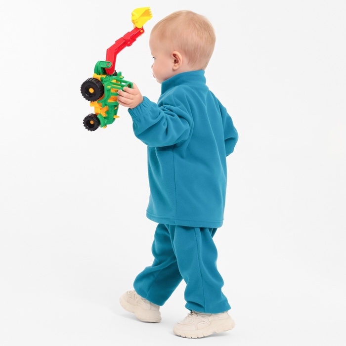 Костюм флисовый детский (джемпер и брюки) MINAKU цвет аквамарин, рост 86-92 см Костюм флисовый детский (джемпер и брюки) MINAKU цвет аквамарин, рост 86-92 см