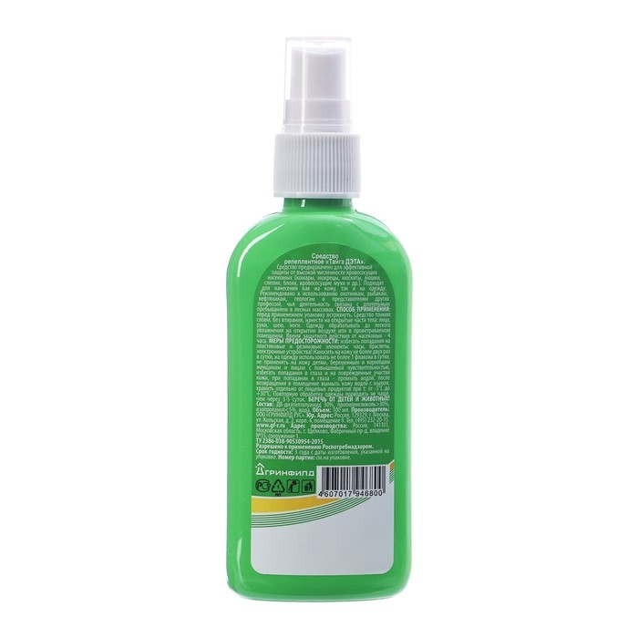 Спрей репеллентный от комаров Спрей репеллентный от комаров "Тайга Дэта", 100 мл