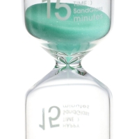 Песочные часы на 15 минут "Макарун", 4.4 х 9.8 см