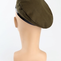 Берет военного, цвет тёмно-зелёный